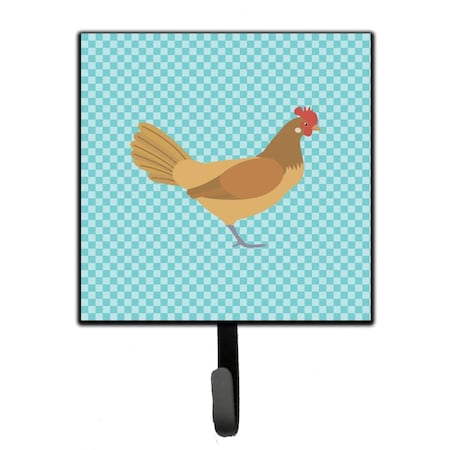 Carolines Treasures Frisian Friesian Chicken Blue Check Leash or Key Holder BB8006SH4